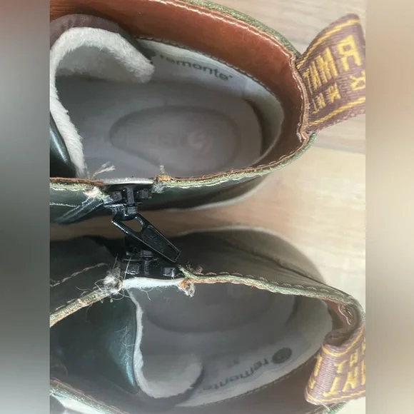 Remonte Olive and Brown Sneakers - Picture 12 of 12